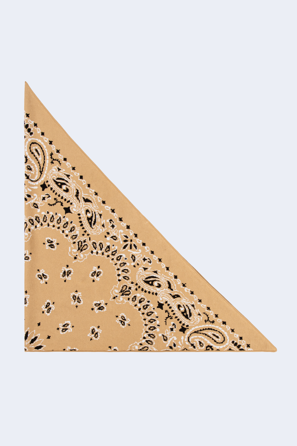 The Big Bandana Scarf in Camel