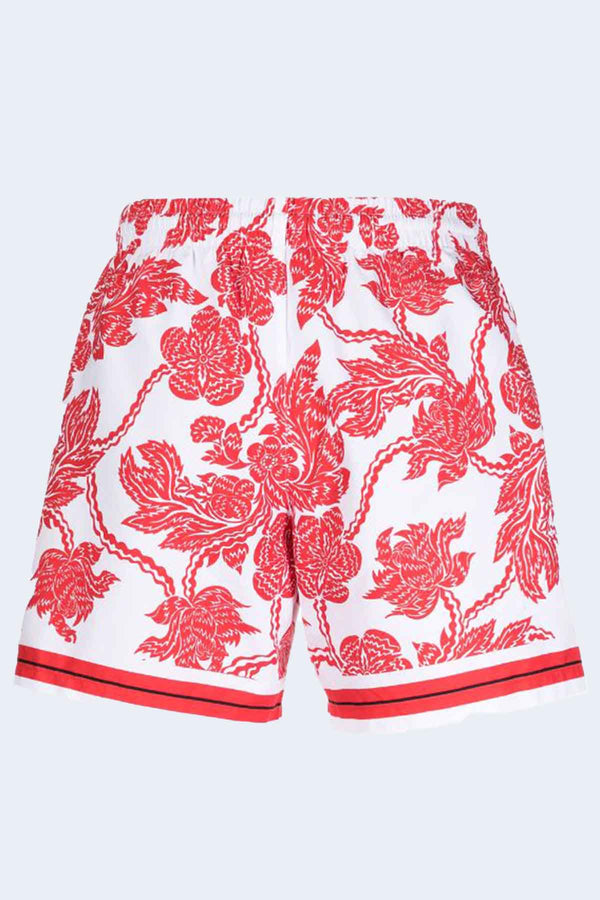 Phibbs Swim Trunks in Dessin B Pink