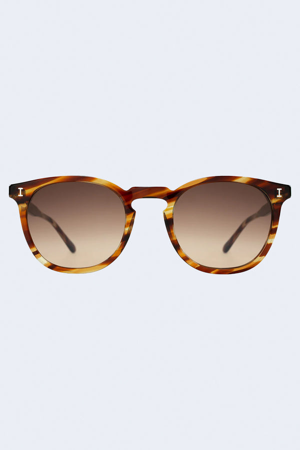 Eldridge Sunglasses in Sand Dune W/ Brown Flat Gradient