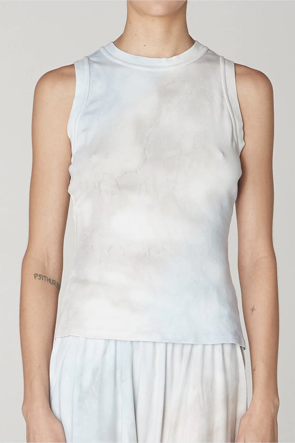 Leigh Tank in Blue/Taupe