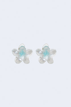 Baby Super Bloom Clip Set in Aqua Pearl