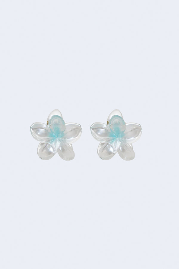 Baby Super Bloom Clip Set in Aqua Pearl