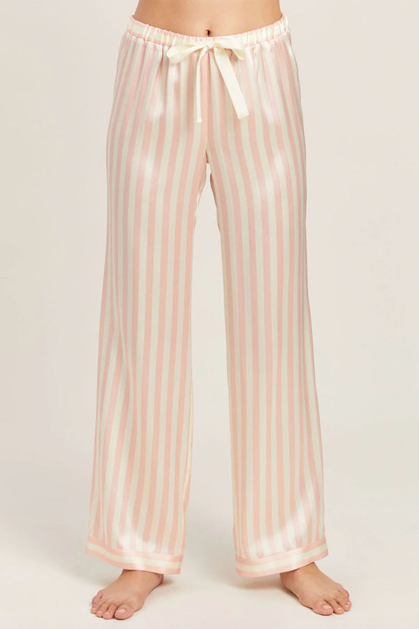 Chantal Pant in Petal/Cream Stripe