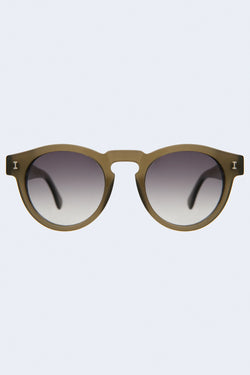 Leonard Sunglasses in Olive W/ Grey Gradient