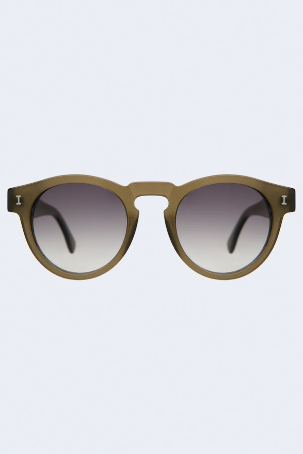 Leonard Sunglasses in Olive W/ Grey Gradient