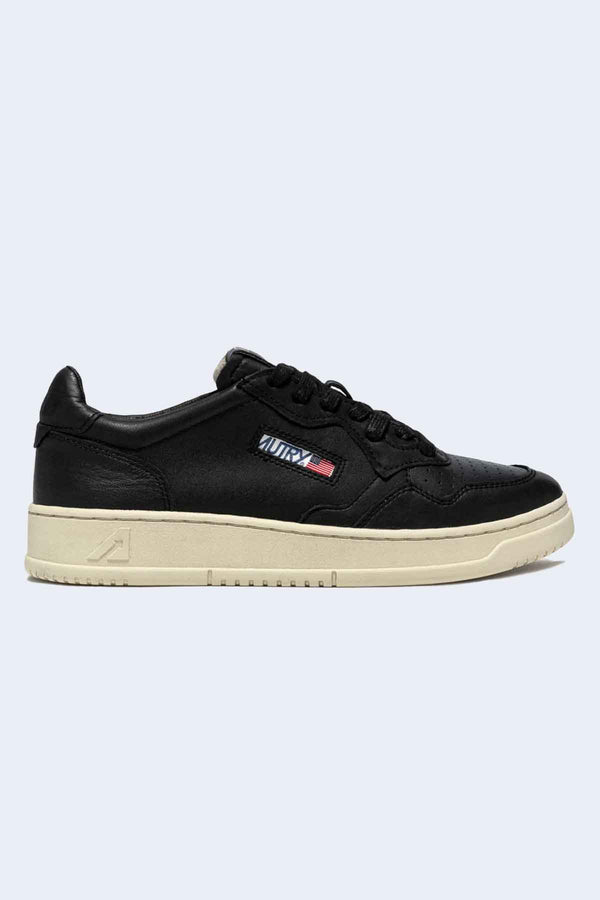 Men's Medalist Low Sneaker in Goat Black