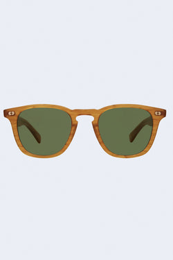 Brooks X Sunglasses in Butterscotch/Pure Green