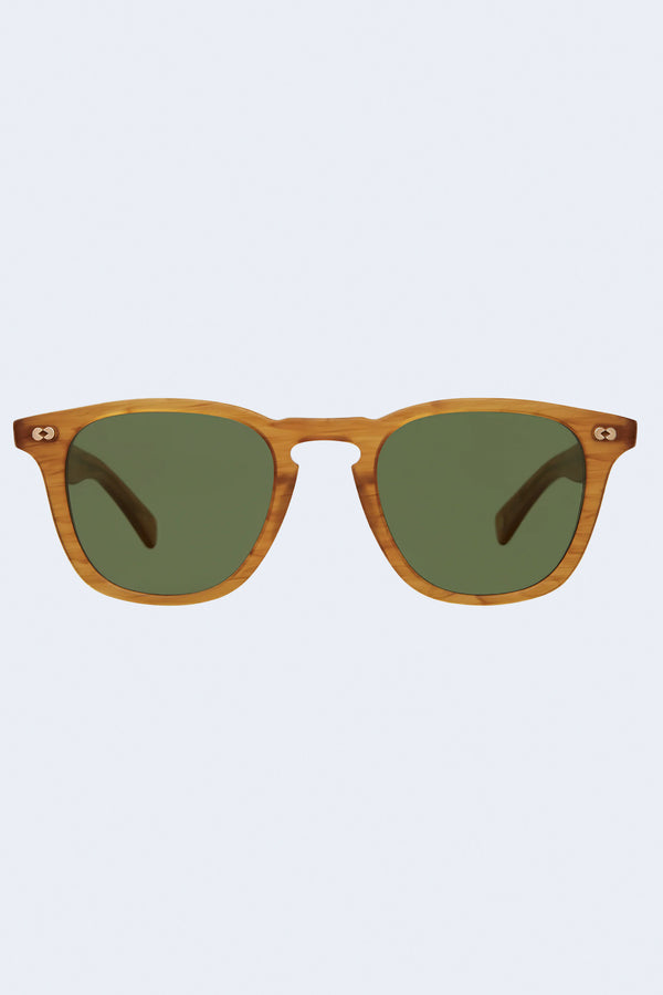 Brooks X Sunglasses in Butterscotch/Pure Green