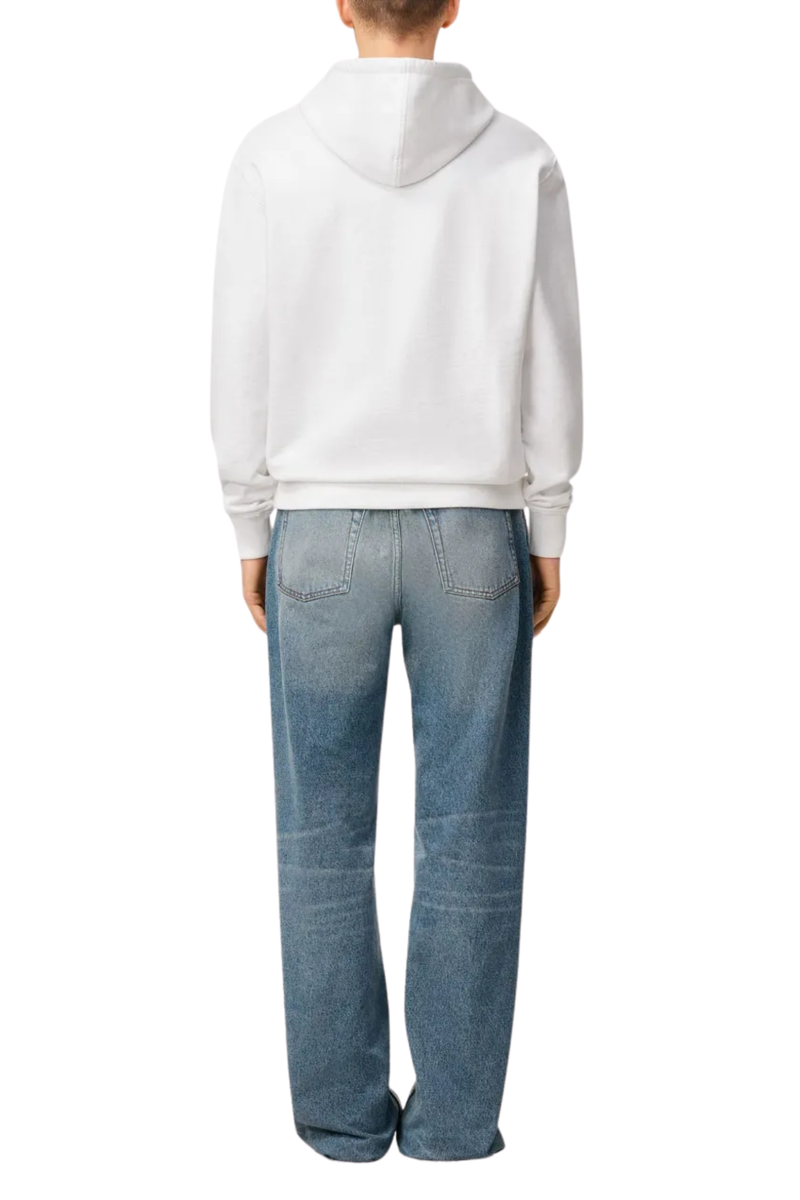 Adc Molleton Fleece Sweatshirt in Blanc