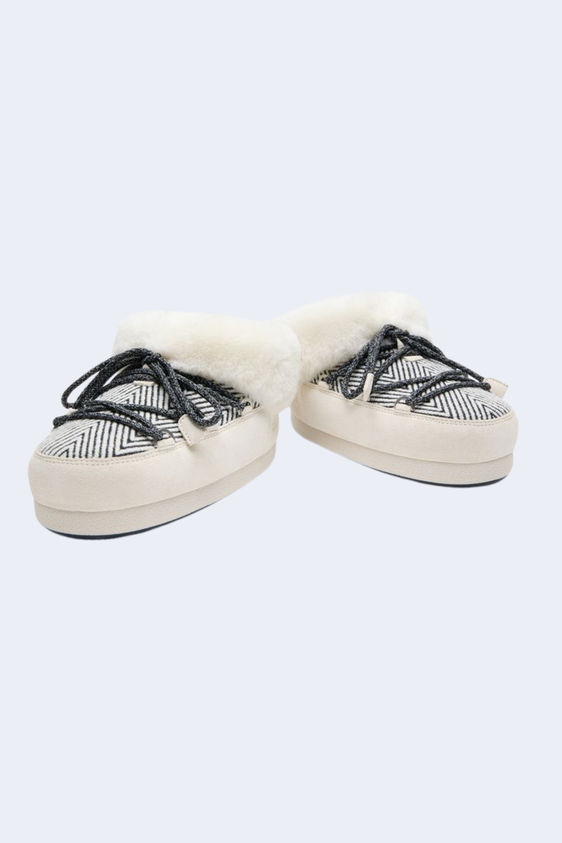 MB X Guest In Residence EVX Chalet Mule Fur in White Sand