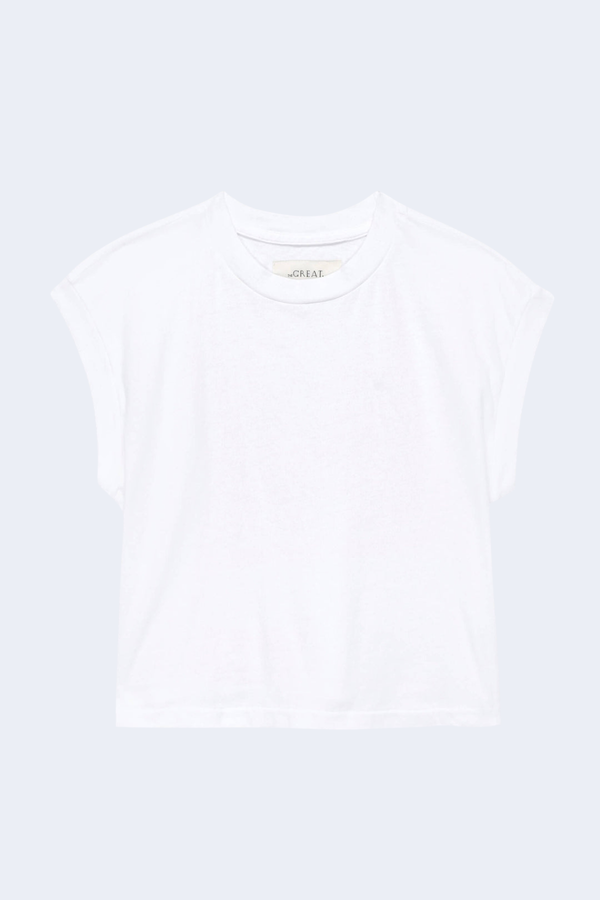 The Square Tee in True White