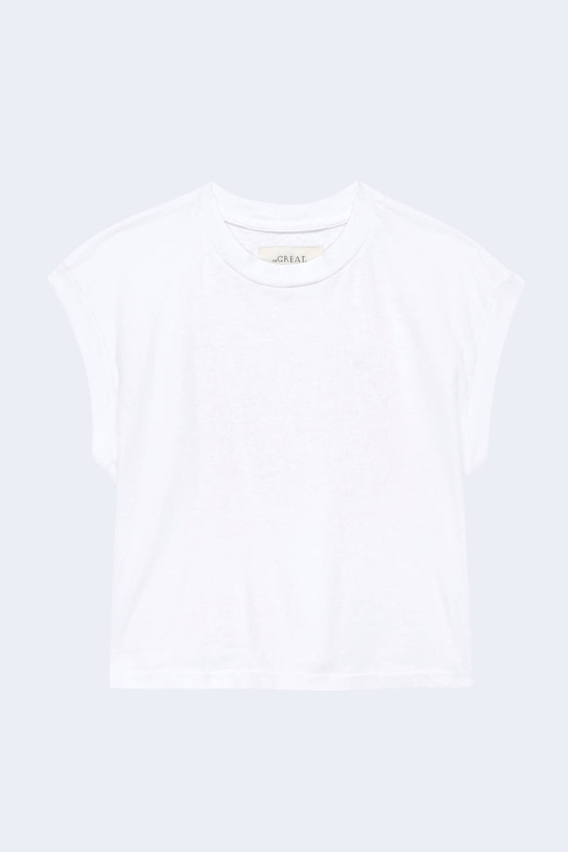 The Square Tee in True White