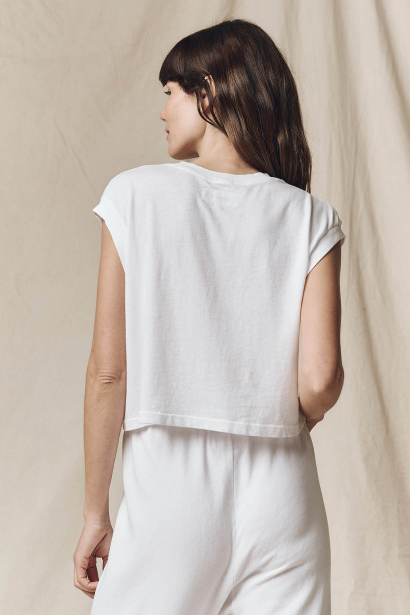 The Square Tee in True White
