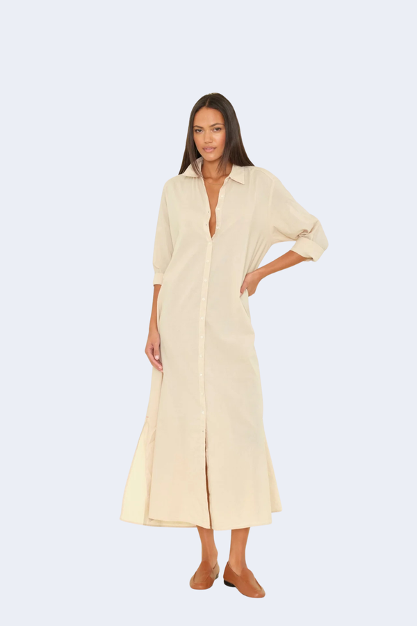 Boden Dress in Oysterette