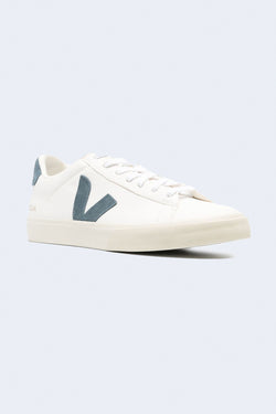 Men's Campo Chromefree Leather Sneaker in Extra-White California