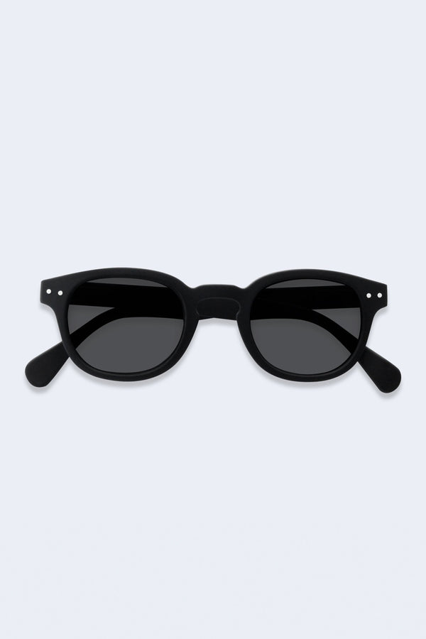 Junior Sunglasses #C Black Soft Grey Lenses