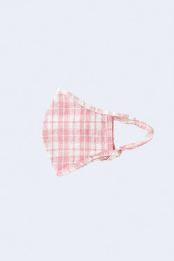 The Face Mask in Pink Plaid