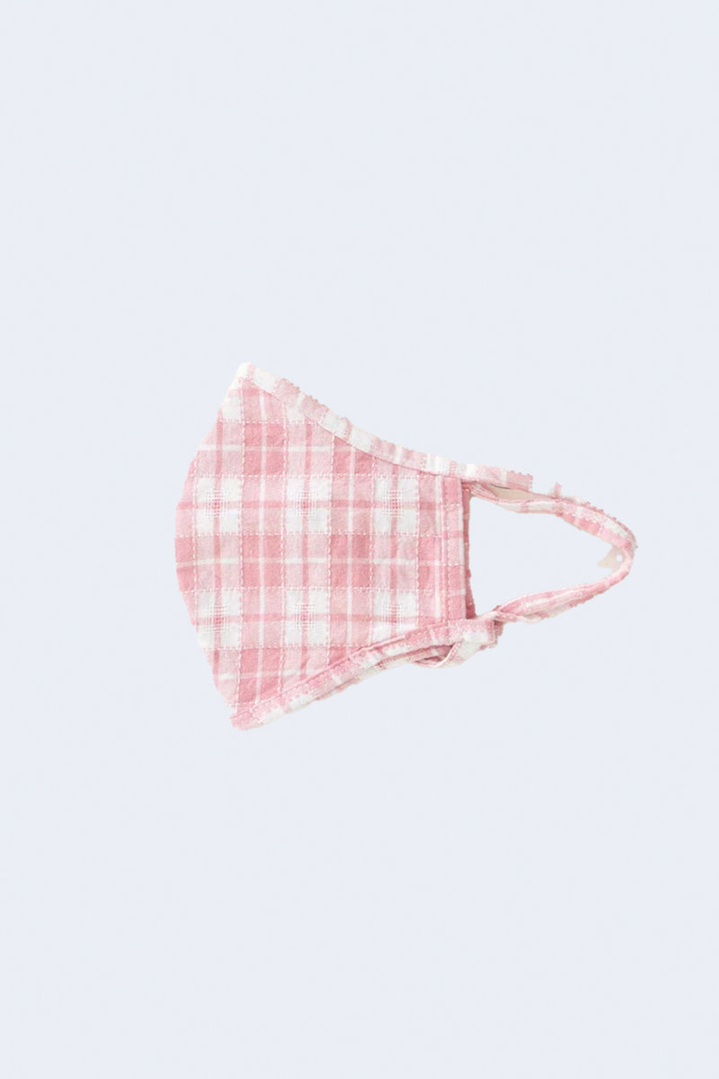 The Face Mask in Pink Plaid