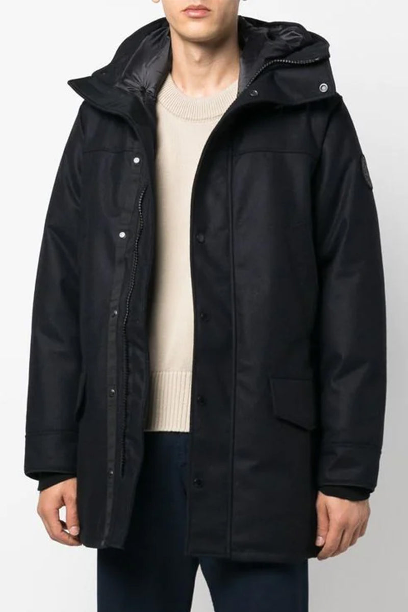 Men's Langford Parka Wr in Atlantic Navy Melange