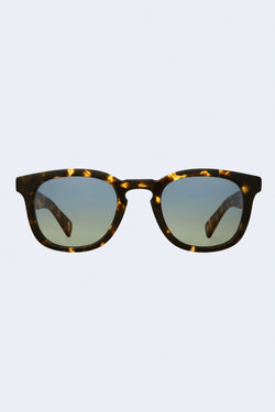 Kinney X Sunglasses in Tuscan Tortoise with Swimming Pool Gradient Lenses