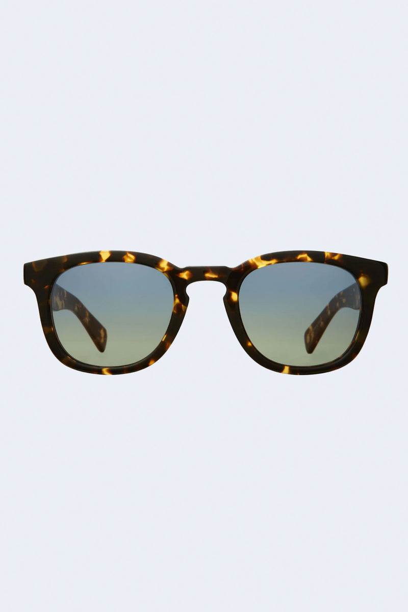 Kinney X Sunglasses in Tuscan Tortoise with Swimming Pool Gradient Lenses