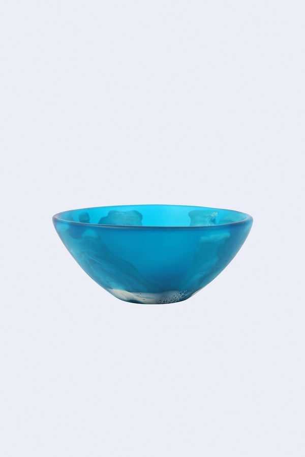 Small Ball Bowl in Lagoon Swirl