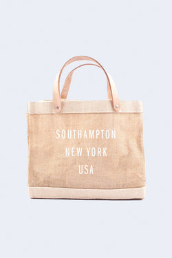 Southampton Petite Market Bag in Natural White
