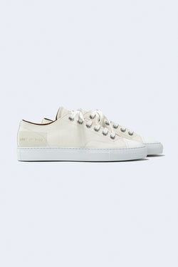 Women's Tournament Low Canvas Sneaker in Off White