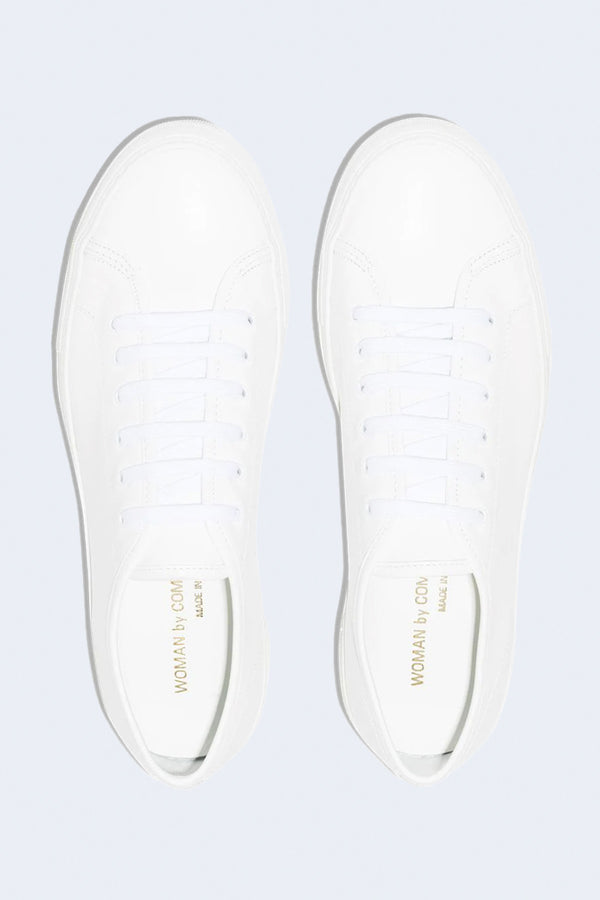Women's Tournament Low Leather Super Sneaker in White