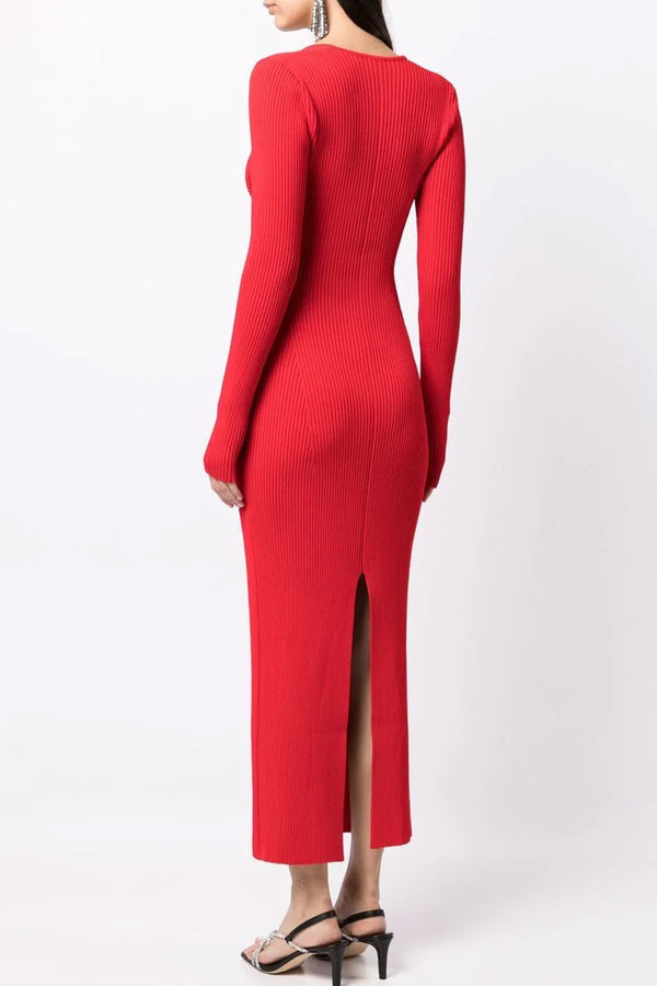 Knitwear 15 Dress in Red