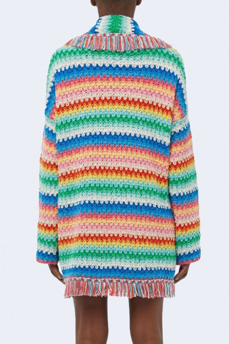 Over The Rainbow Cardigan in Multicolor