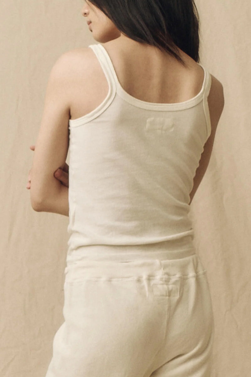 The Slim Tank in Washed White
