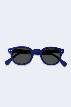 Junior Sunglasses #C Navy Blue Soft Grey Lenses