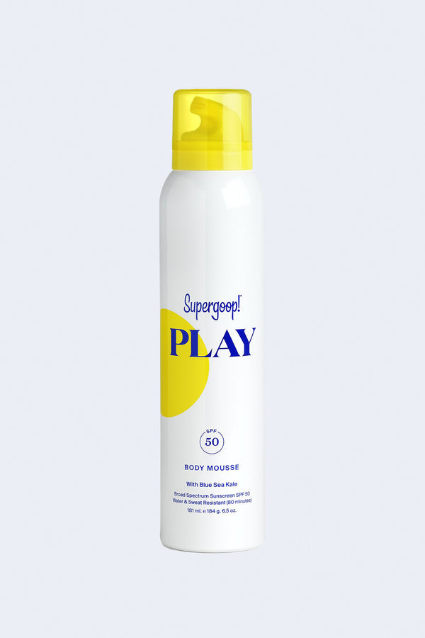 PLAY Body Mousse SPF 50 with Blue Sea Kale