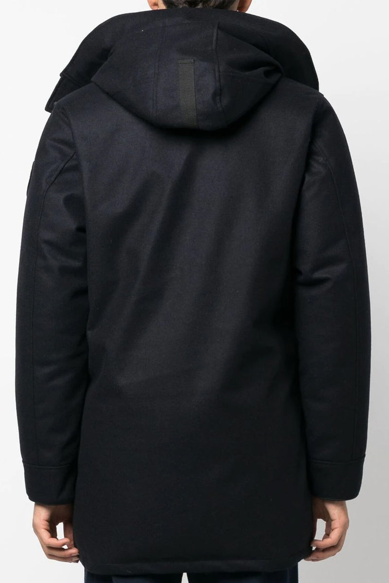Men's Langford Parka Wr in Atlantic Navy Melange