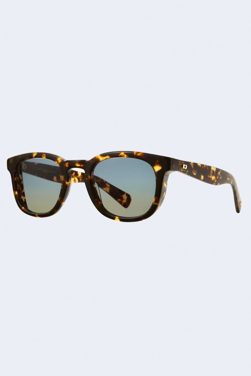 Kinney X Sunglasses in Tuscan Tortoise with Swimming Pool Gradient Lenses