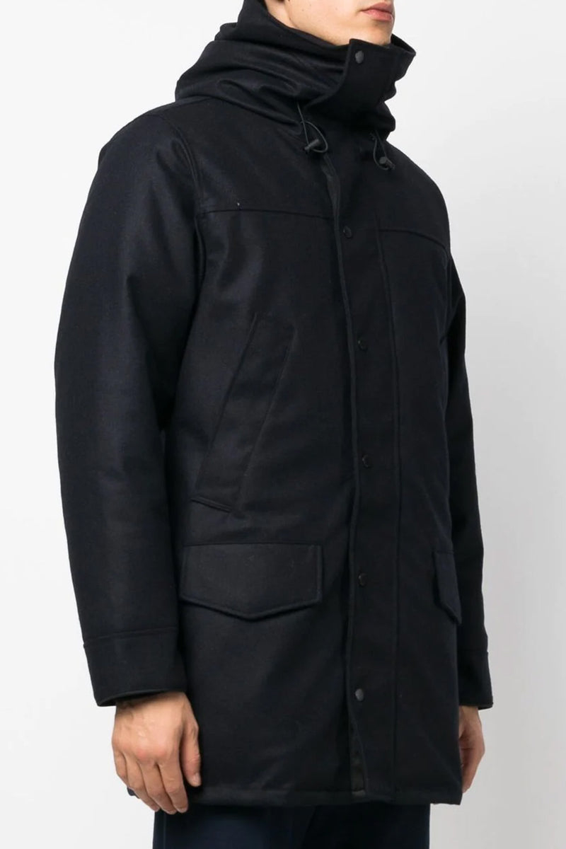 Men's Langford Parka Wr in Atlantic Navy Melange