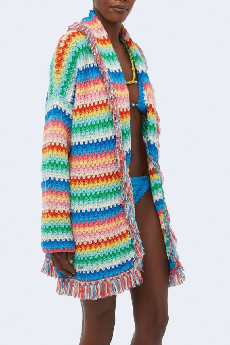Over The Rainbow Cardigan in Multicolor