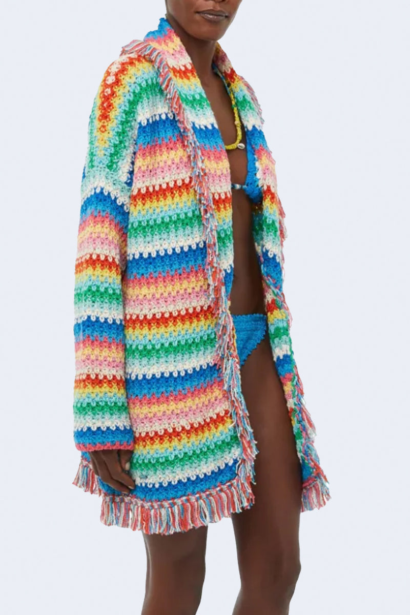 Over The Rainbow Cardigan in Multicolor