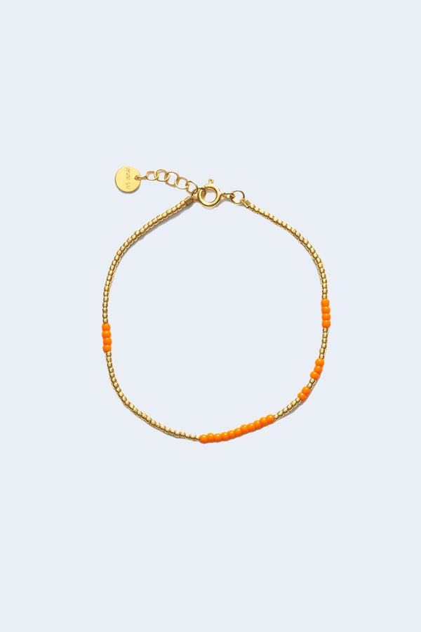 Asym Bracelet in Tangerine