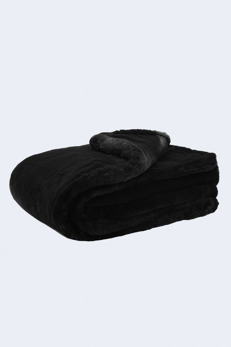 Brady Blanket in Noir