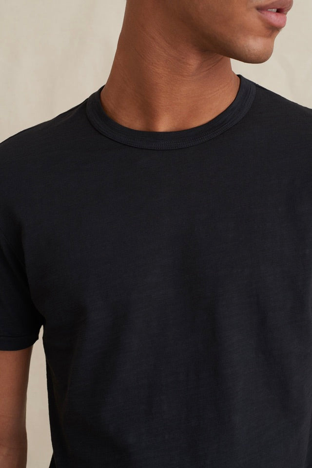 Men's Standard Slub Cotton Tee in Black