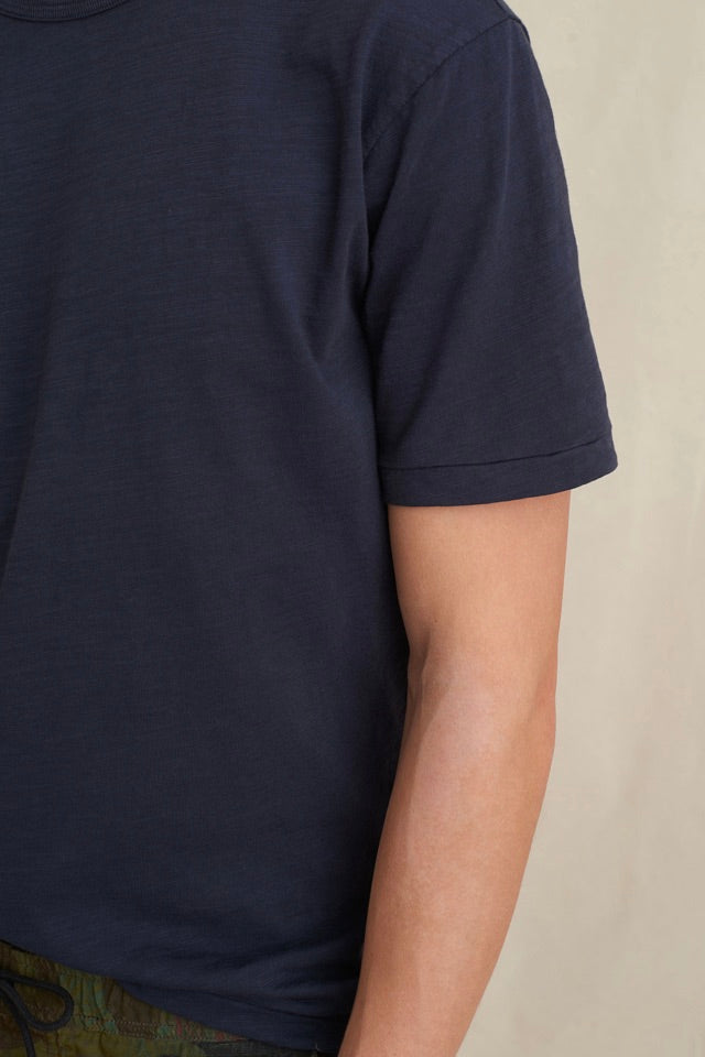 Men's Standard Slub Cotton Tee in Navy