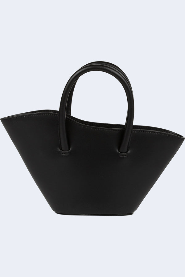 Open Tulip Medium Tote in Black