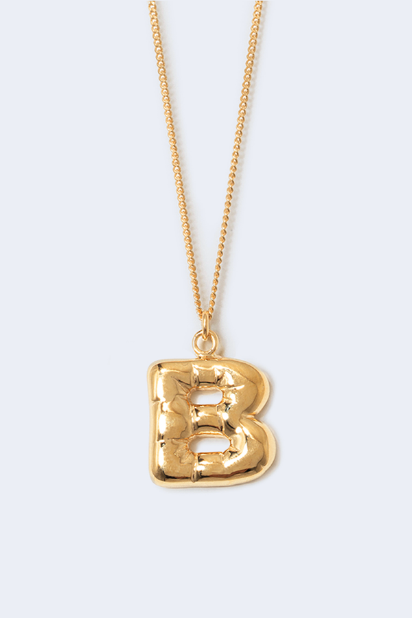 Classicworks Recycled Silver Letter Pendant in B