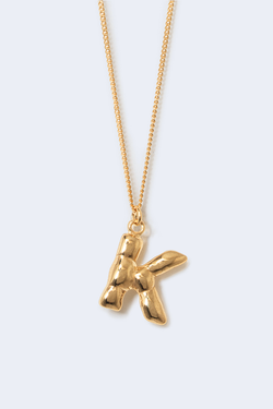 Classicworks Recycled Silver Letter Pendant in K