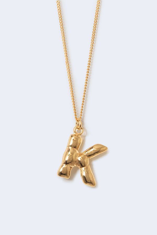 Classicworks Recycled Silver Letter Pendant in K