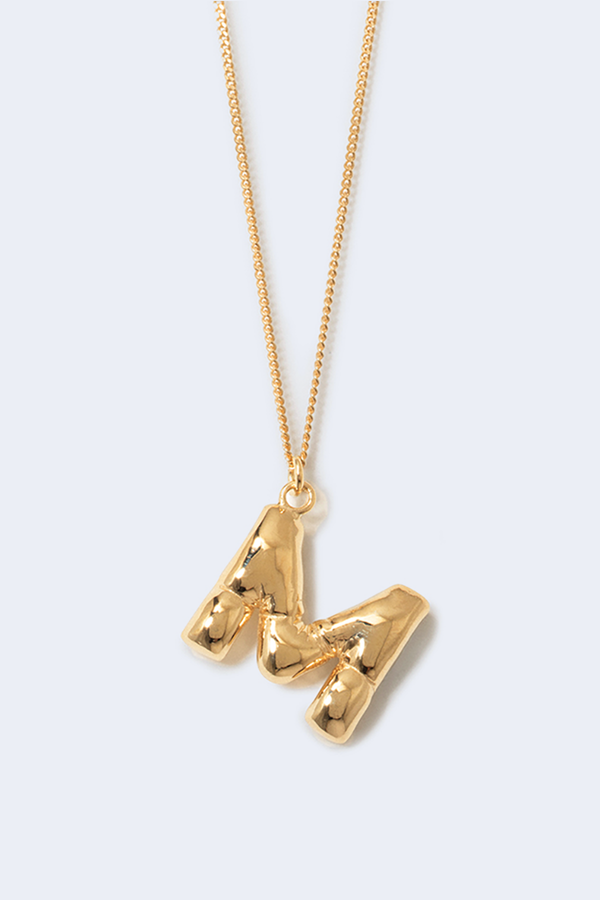 Classicworks Recycled Silver Letter Pendant in M