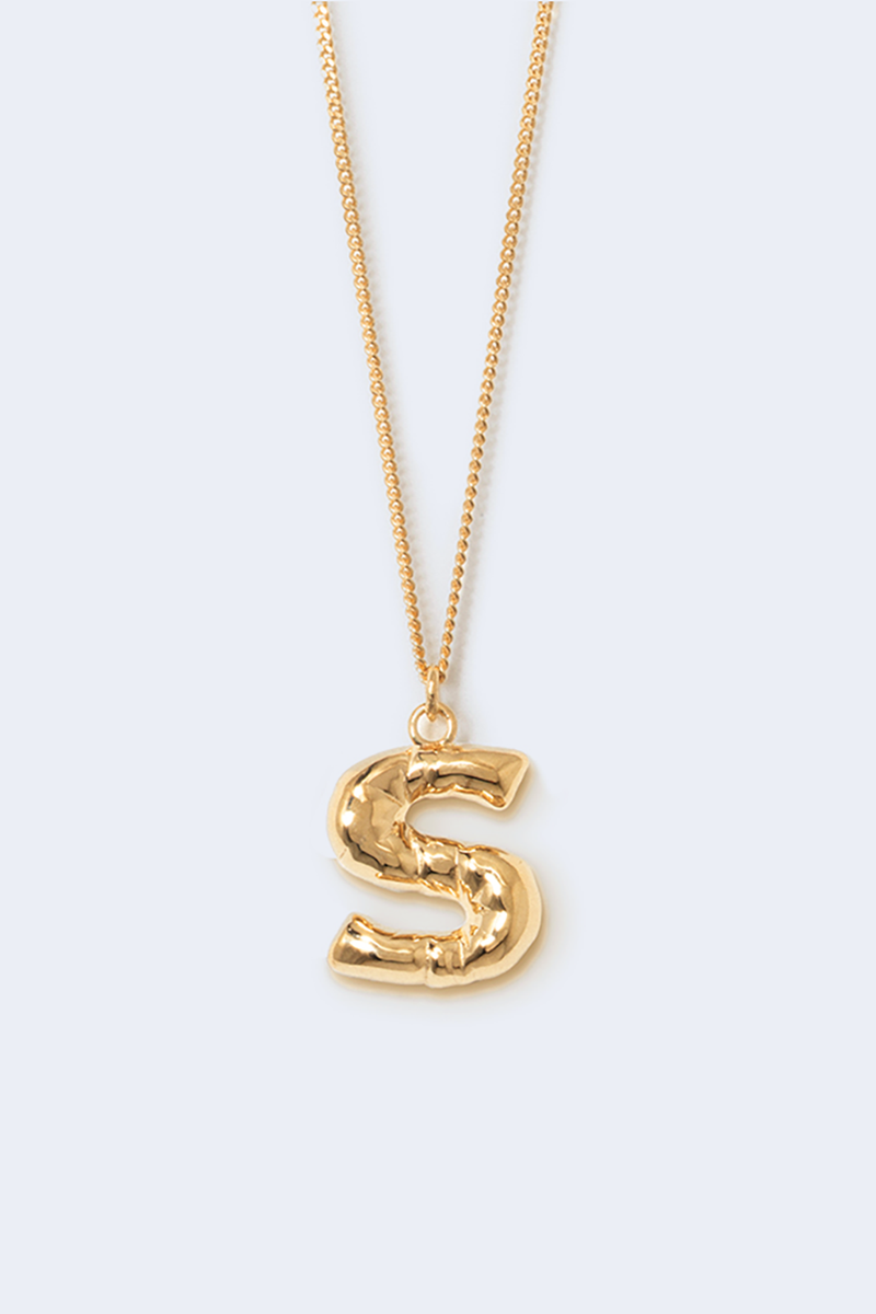 Classicworks Recycled Silver Letter Pendant in S