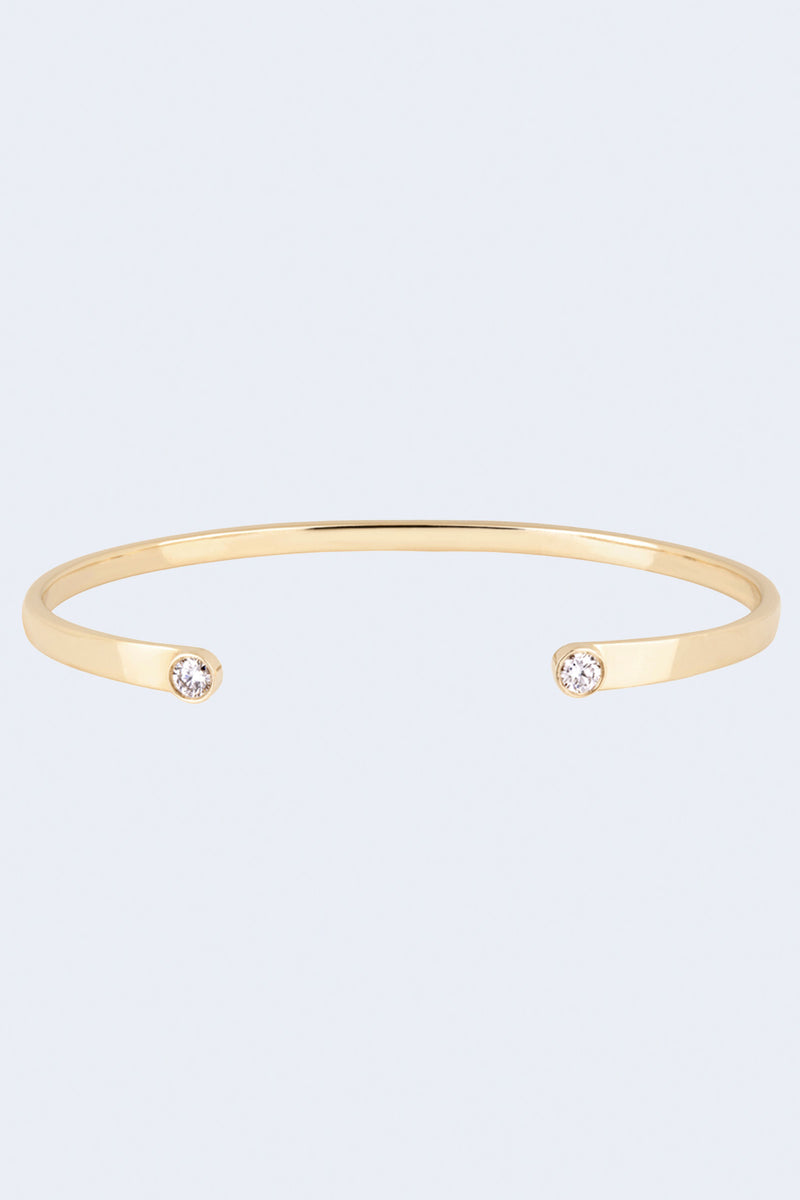 Perfect Cuff Diamond Bracelet in Yellow Gold